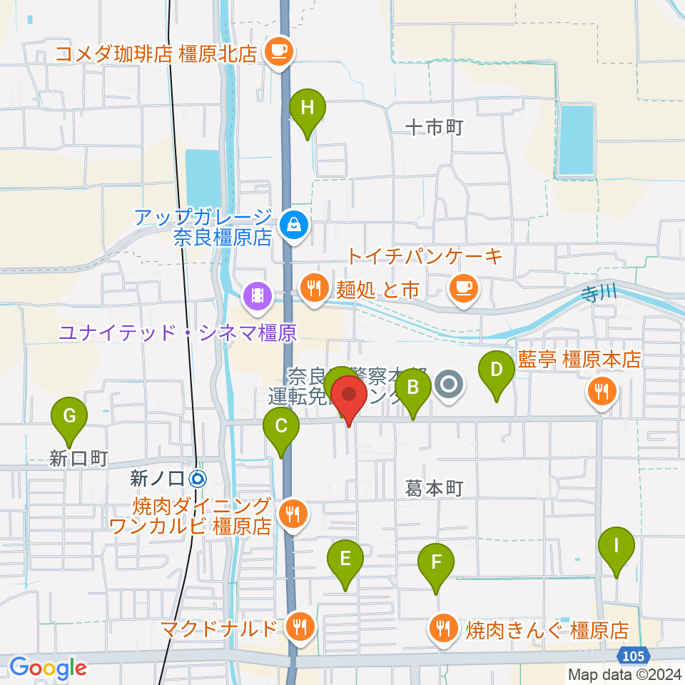 あおぞら音楽サロン周辺の駐車場・コインパーキング一覧地図