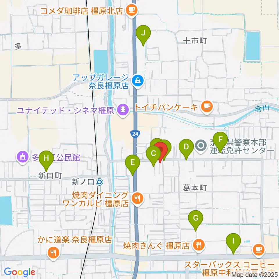 あおぞら音楽サロン周辺の駐車場・コインパーキング一覧地図