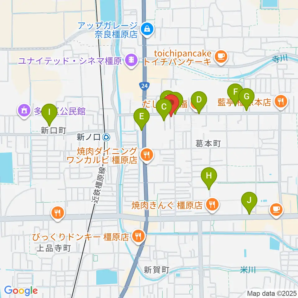 あおぞら音楽サロン周辺の駐車場・コインパーキング一覧地図