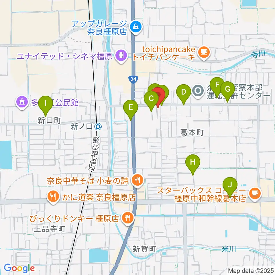 あおぞら音楽サロン周辺の駐車場・コインパーキング一覧地図