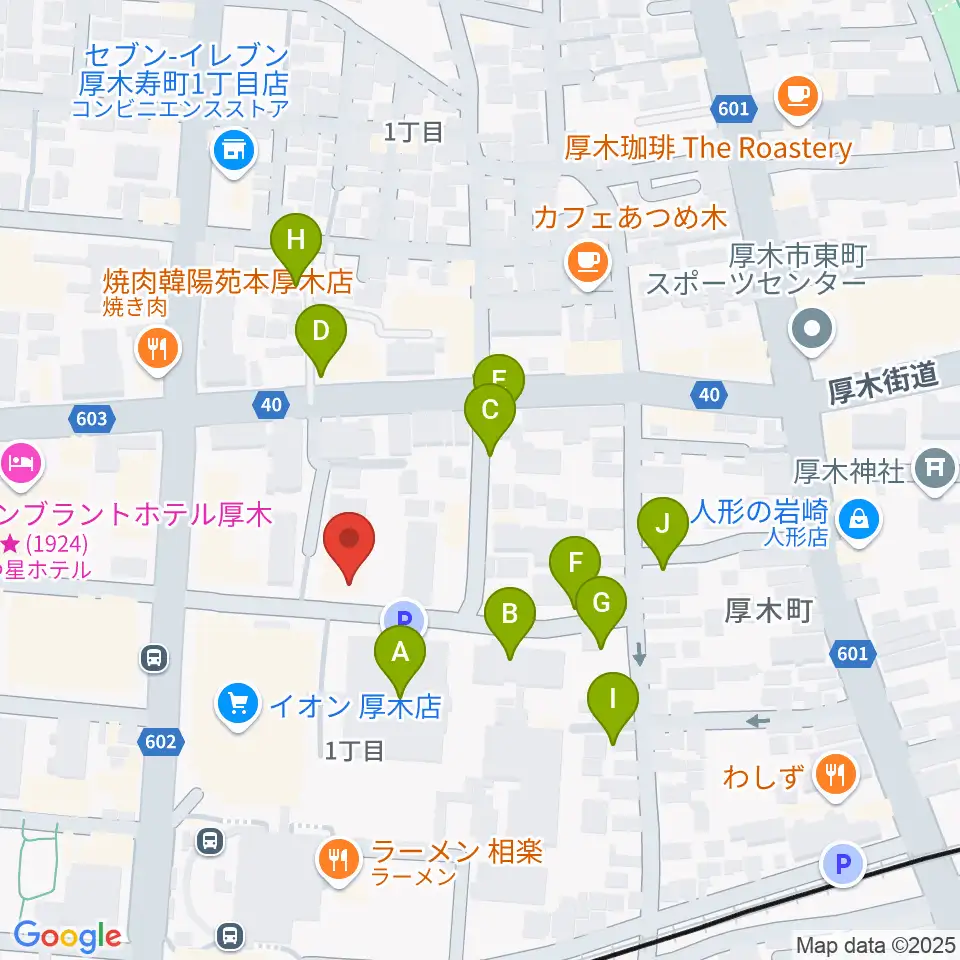 スタジオシール周辺の駐車場・コインパーキング一覧地図
