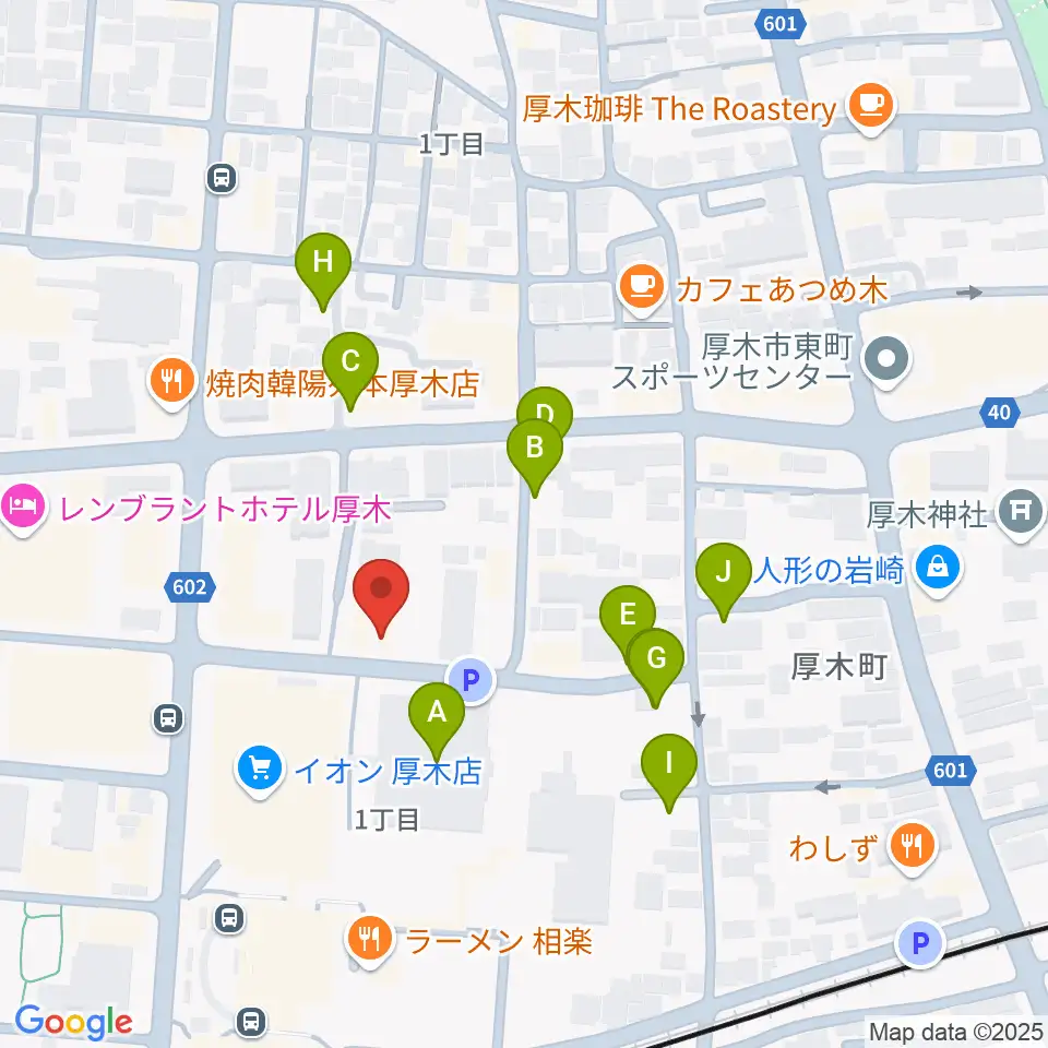 スタジオシール周辺の駐車場・コインパーキング一覧地図