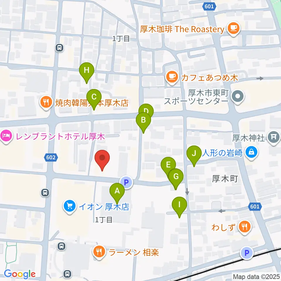スタジオシール周辺の駐車場・コインパーキング一覧地図