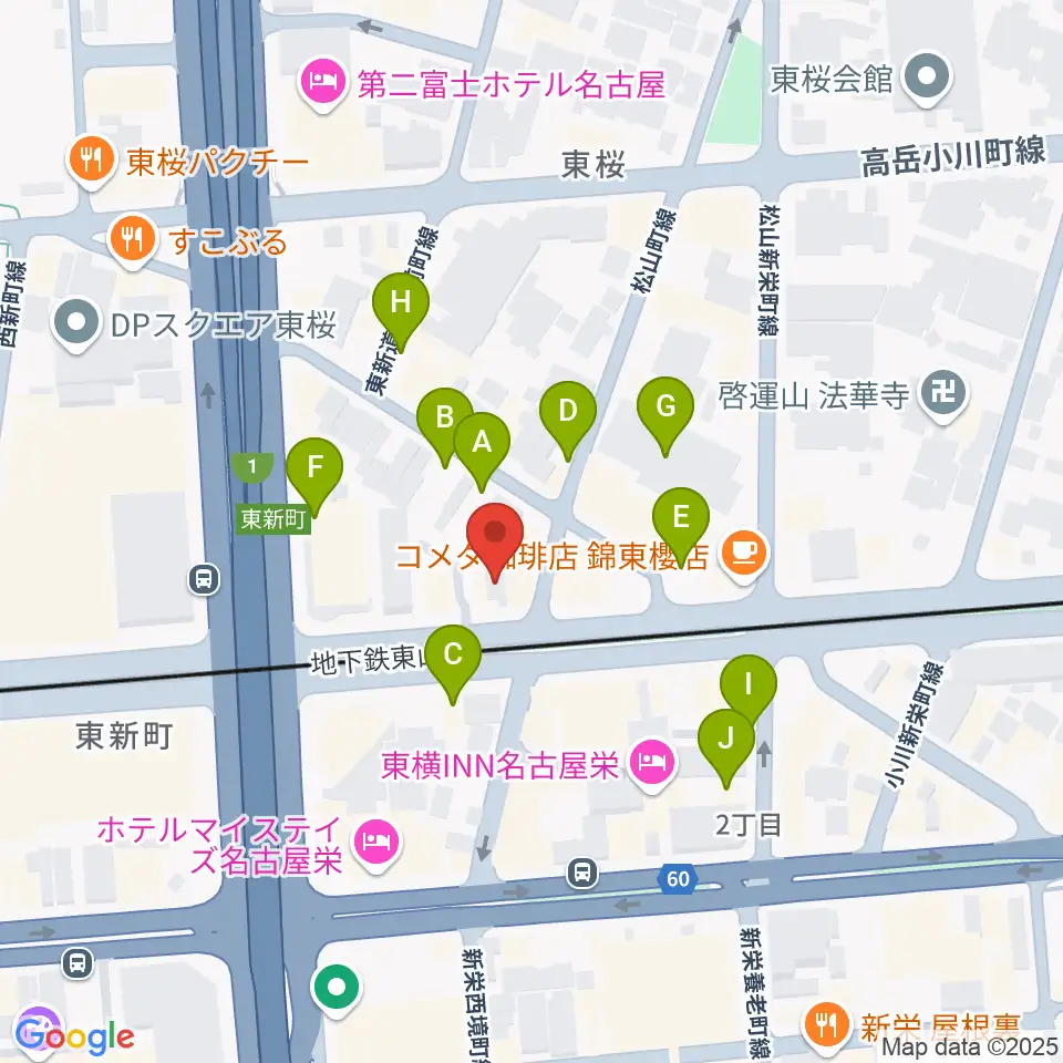 Nancy 名古屋周辺の駐車場・コインパーキング一覧地図
