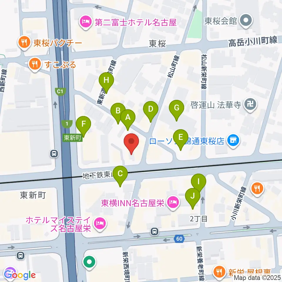 Nancy 名古屋周辺の駐車場・コインパーキング一覧地図