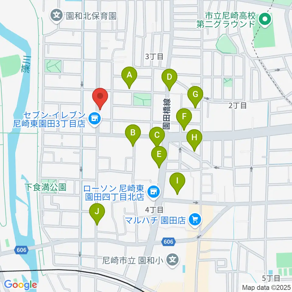 メロディーメイツ音楽教室周辺の駐車場・コインパーキング一覧地図