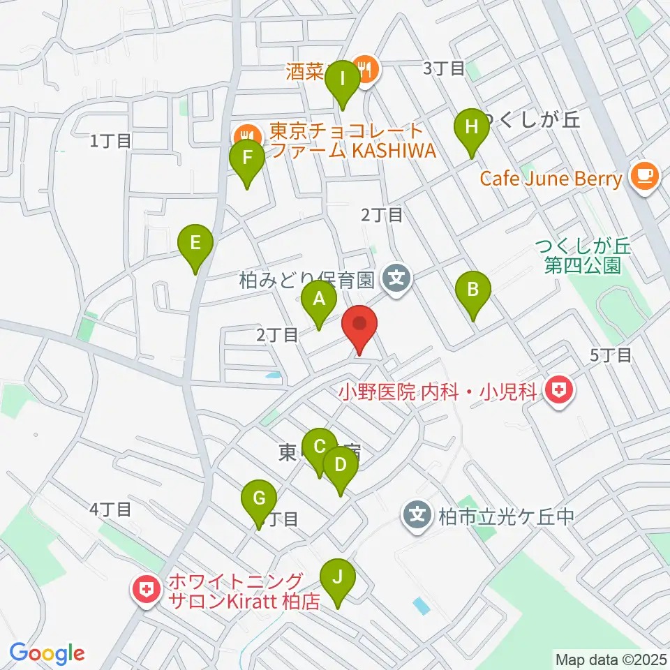 柳沢音楽教室周辺の駐車場・コインパーキング一覧地図