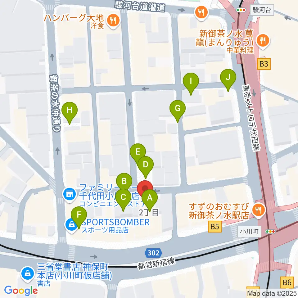 アキオ楽器周辺の駐車場・コインパーキング一覧地図