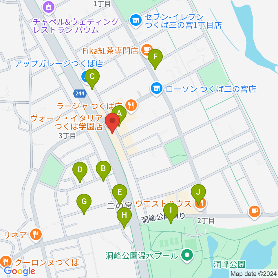 トニカ音楽院周辺の駐車場・コインパーキング一覧地図