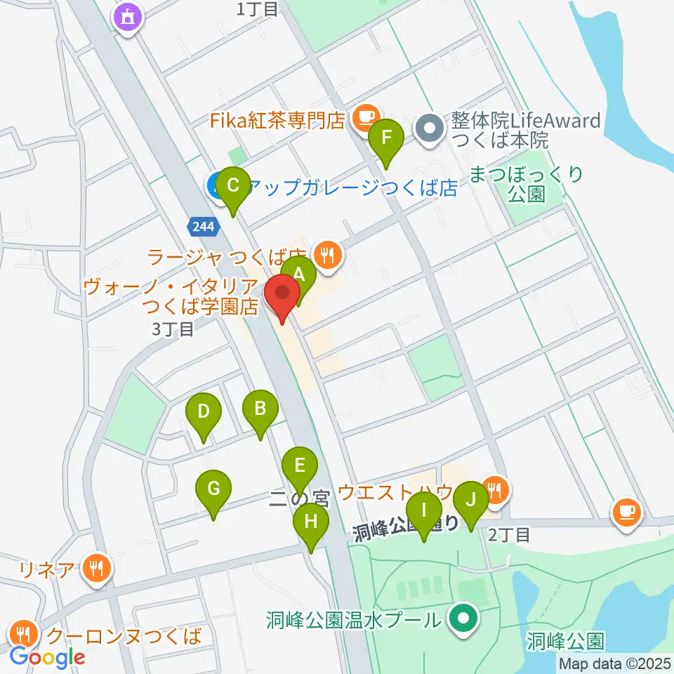 トニカ音楽院周辺の駐車場・コインパーキング一覧地図