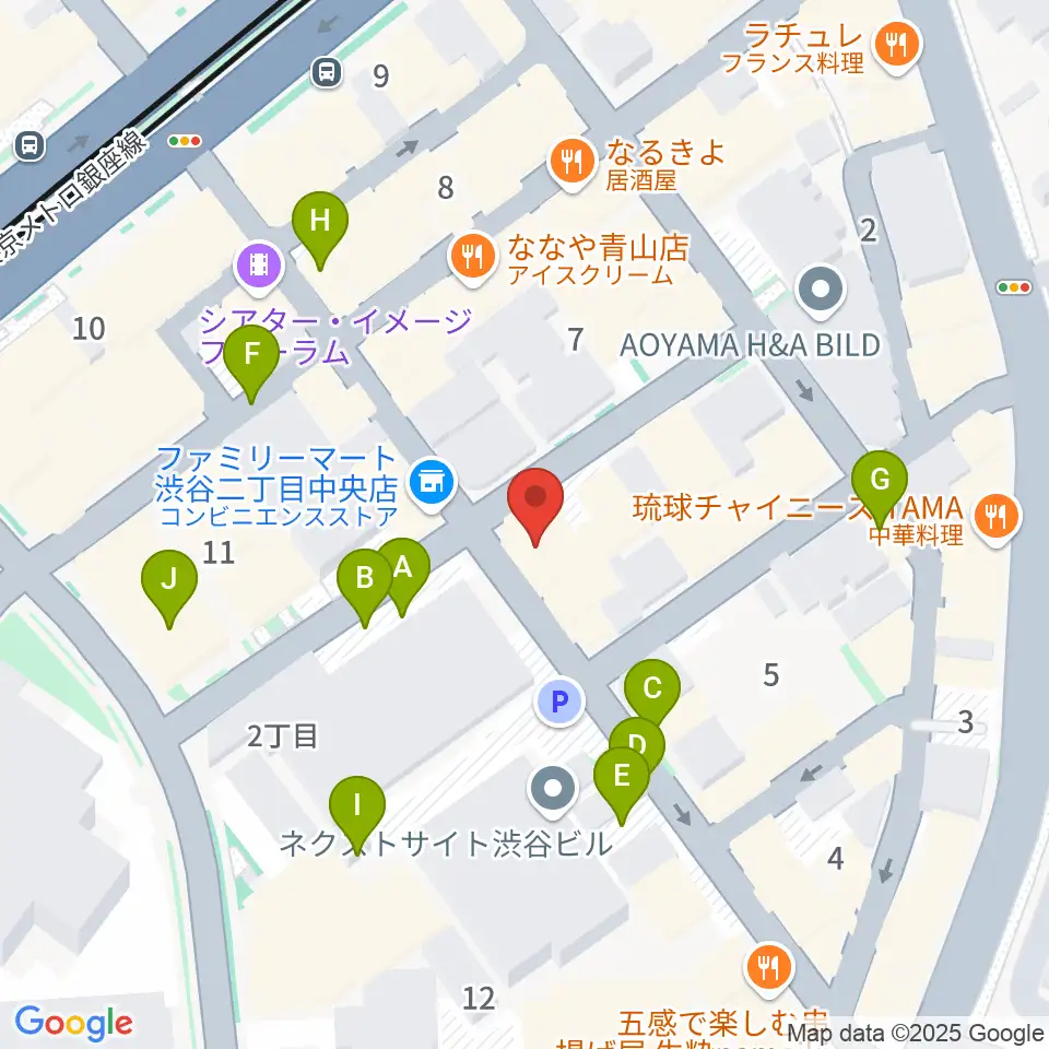 Blue-G周辺の駐車場・コインパーキング一覧地図