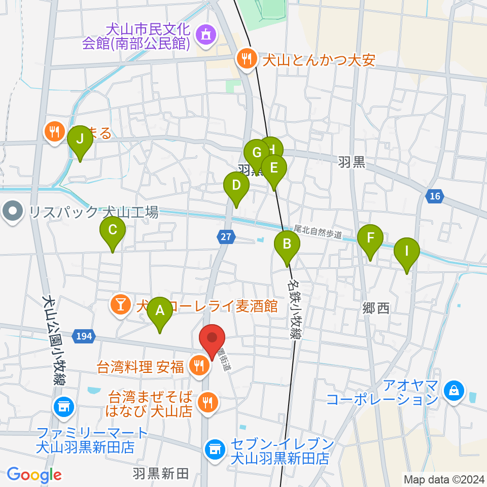 睦美音楽センター周辺の駐車場・コインパーキング一覧地図