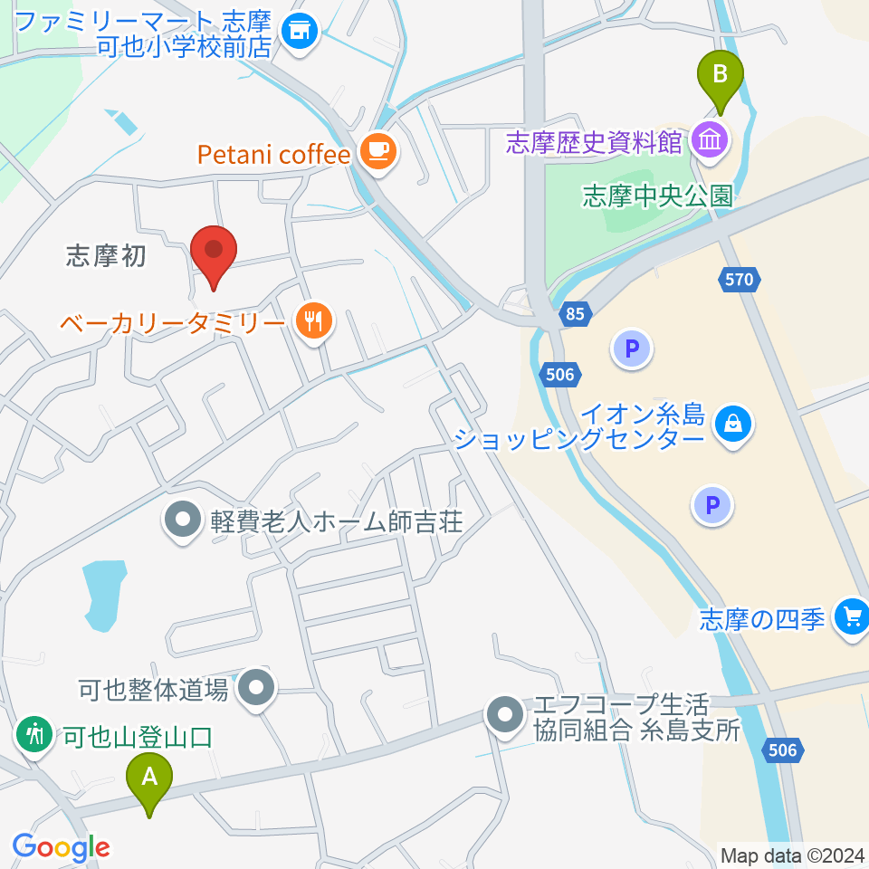 カリーネピアノ教室周辺の駐車場・コインパーキング一覧地図