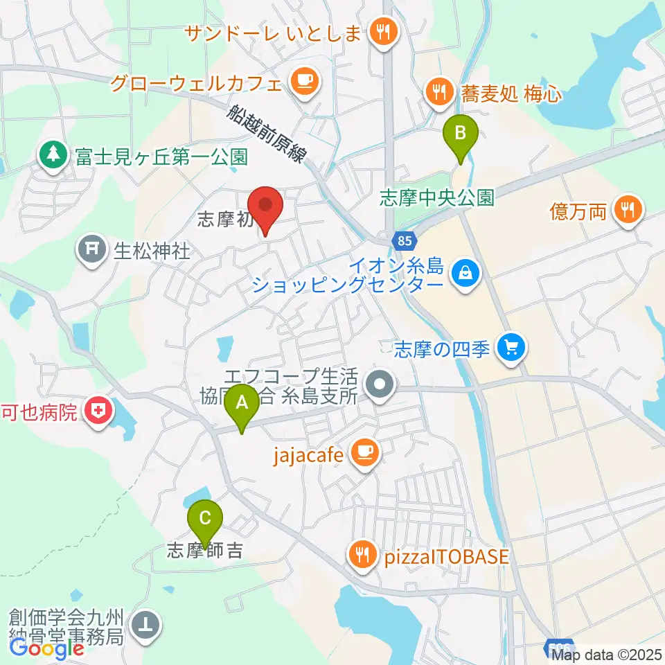 カリーネピアノ教室周辺の駐車場・コインパーキング一覧地図