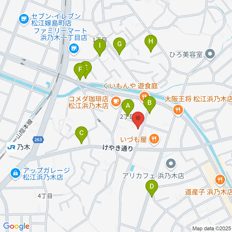 アイミュージックスクール周辺の駐車場・コインパーキング一覧地図