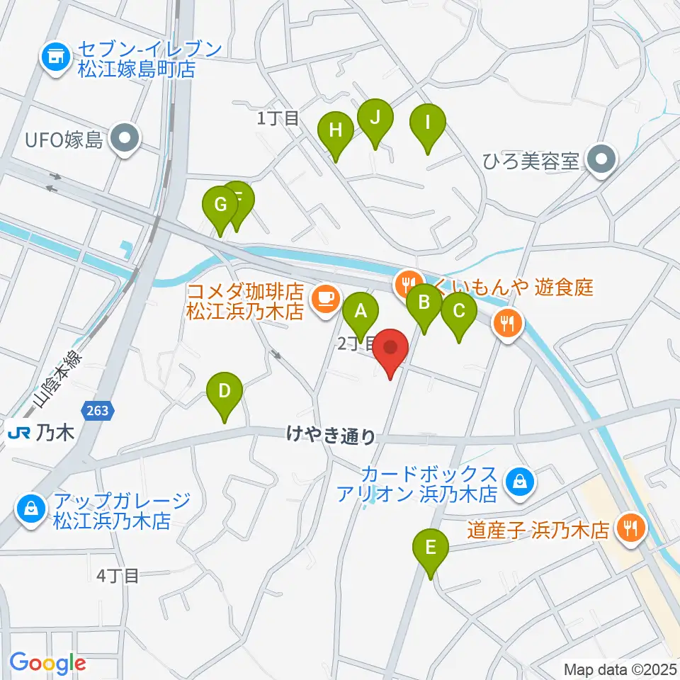 アイミュージックスクール周辺の駐車場・コインパーキング一覧地図