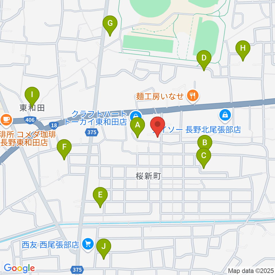 TAKE ONE周辺の駐車場・コインパーキング一覧地図