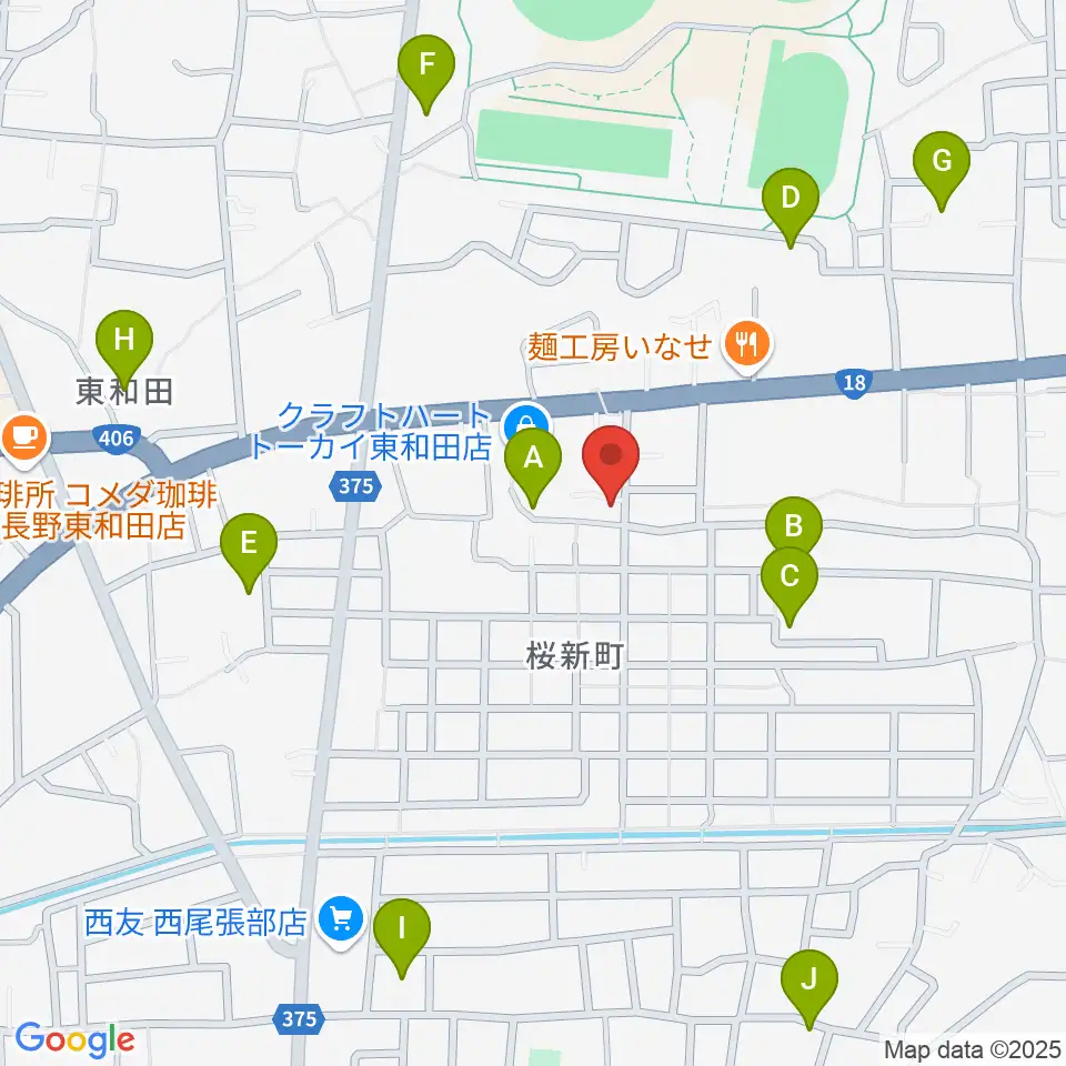 TAKE ONE周辺の駐車場・コインパーキング一覧地図