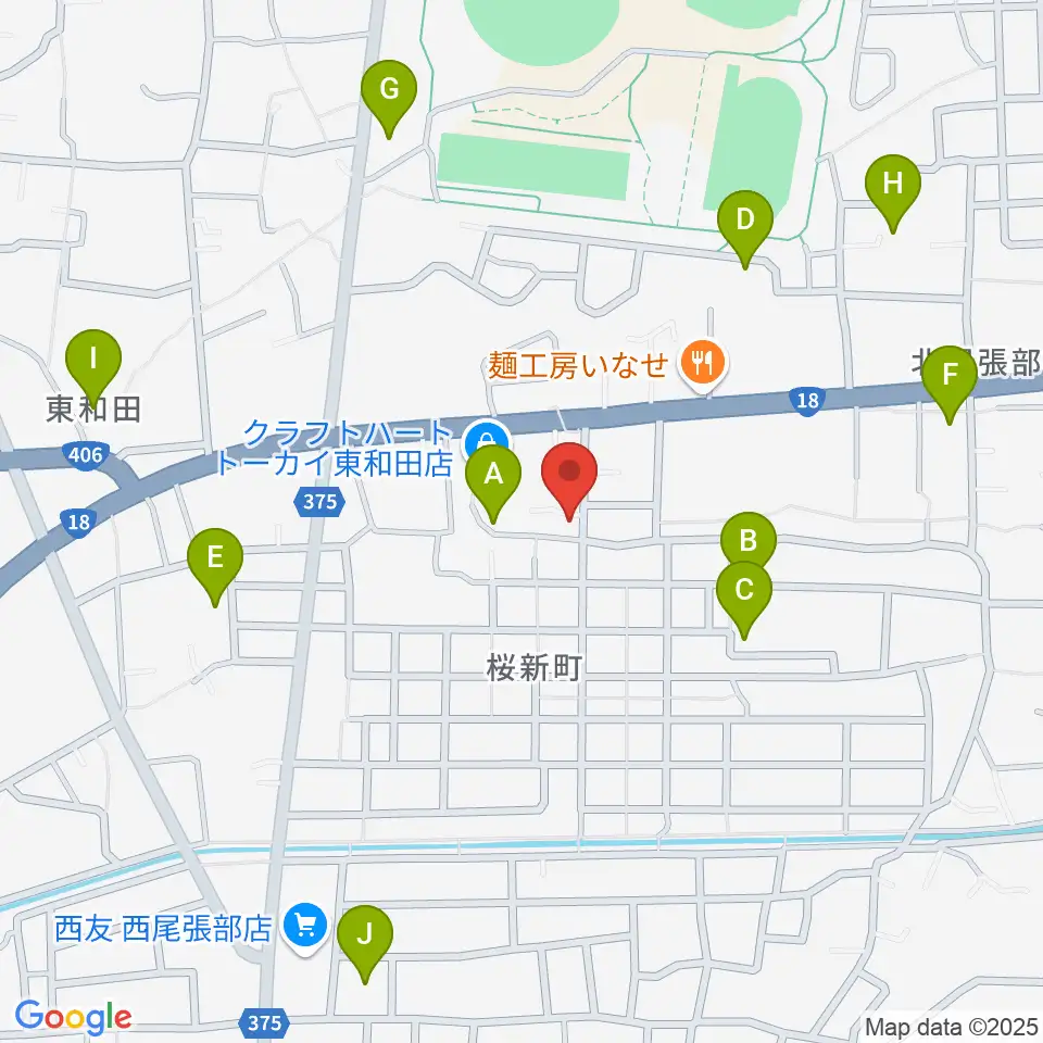 TAKE ONE周辺の駐車場・コインパーキング一覧地図