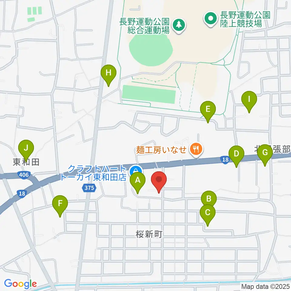 TAKE ONE周辺の駐車場・コインパーキング一覧地図