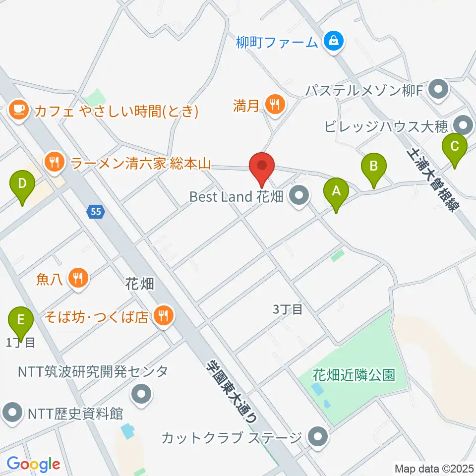 アーデン音楽館 花畑教室周辺の駐車場・コインパーキング一覧地図