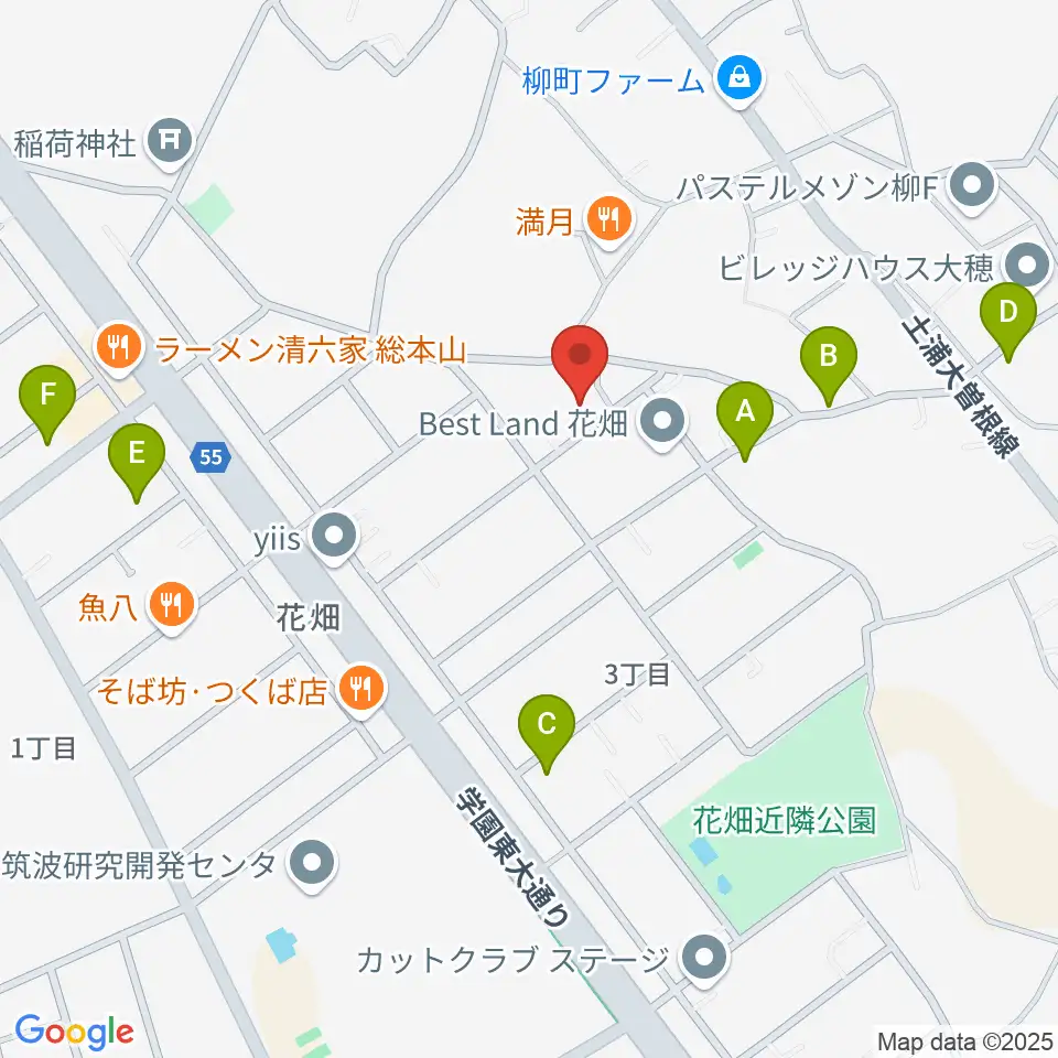 アーデン音楽館 花畑教室周辺の駐車場・コインパーキング一覧地図