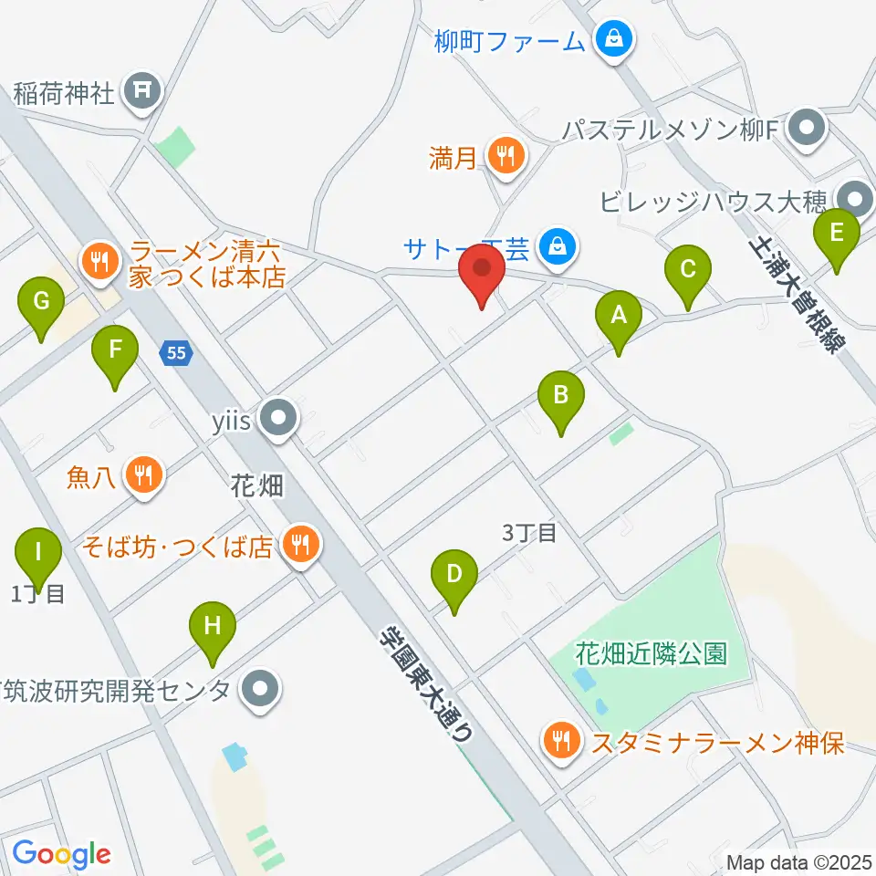アーデン音楽館 花畑教室周辺の駐車場・コインパーキング一覧地図