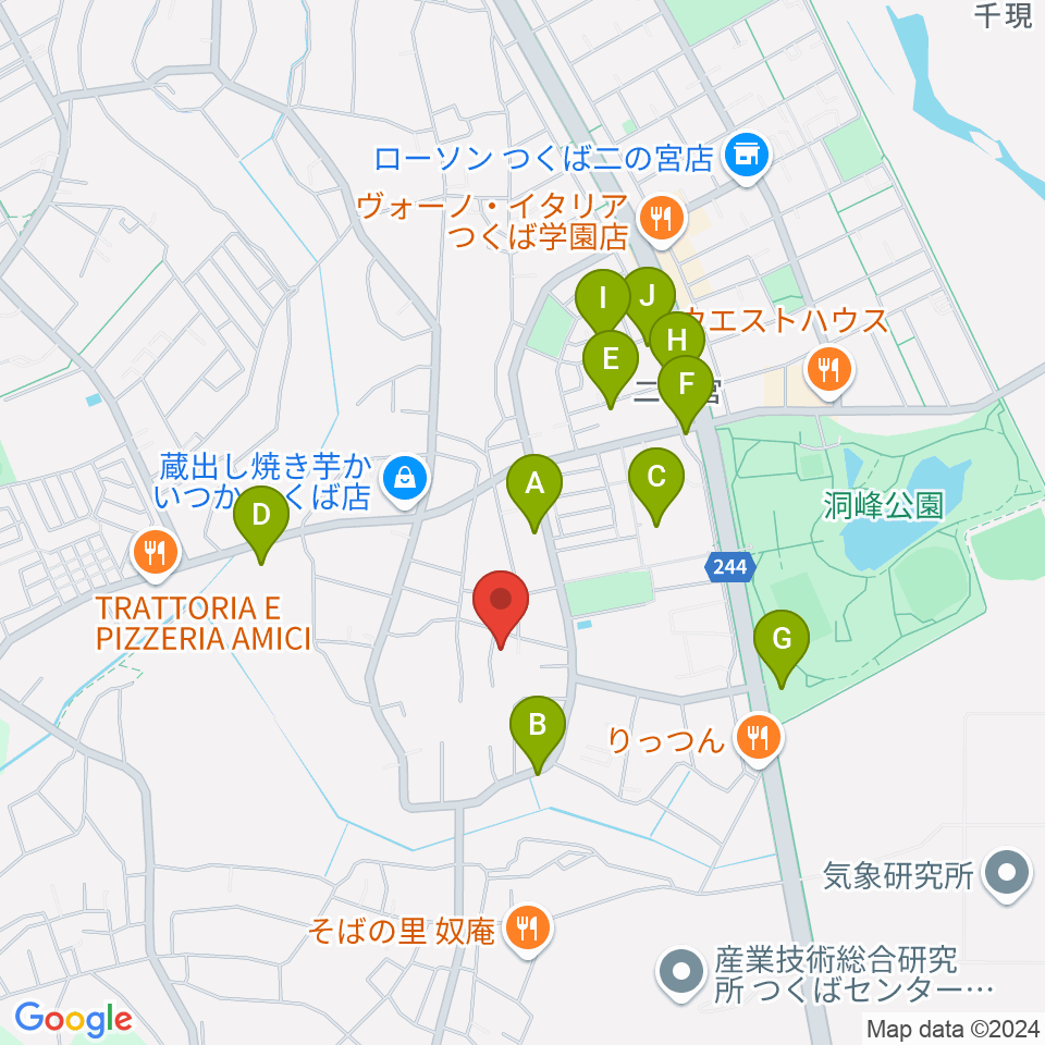 しょうじ音楽教室周辺の駐車場・コインパーキング一覧地図