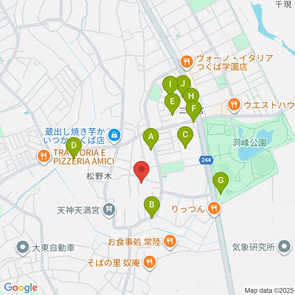 しょうじ音楽教室周辺の駐車場・コインパーキング一覧地図