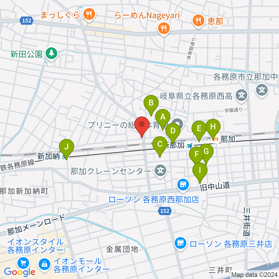 シャルテ音楽教室周辺の駐車場・コインパーキング一覧地図