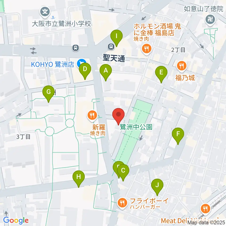まこと音楽教室周辺の駐車場・コインパーキング一覧地図
