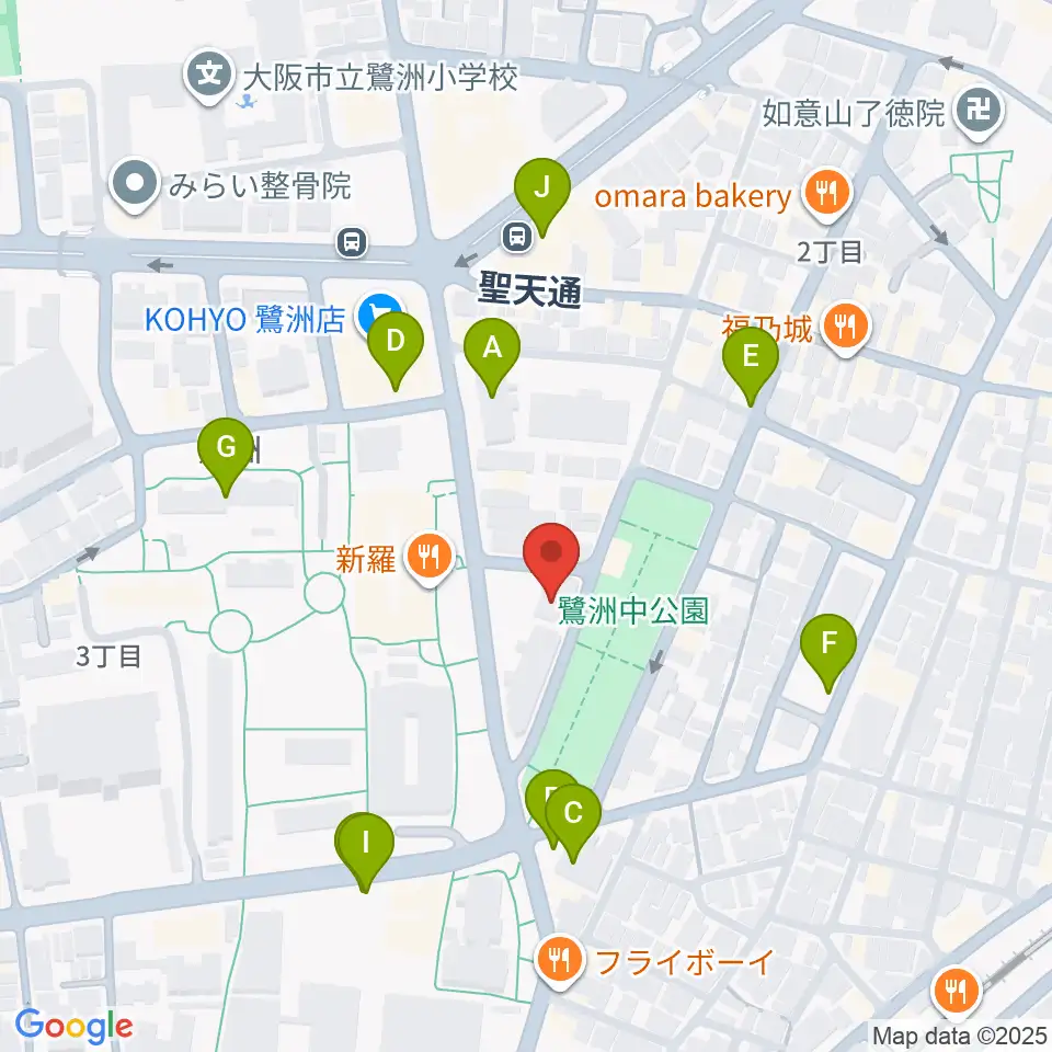 まこと音楽教室周辺の駐車場・コインパーキング一覧地図