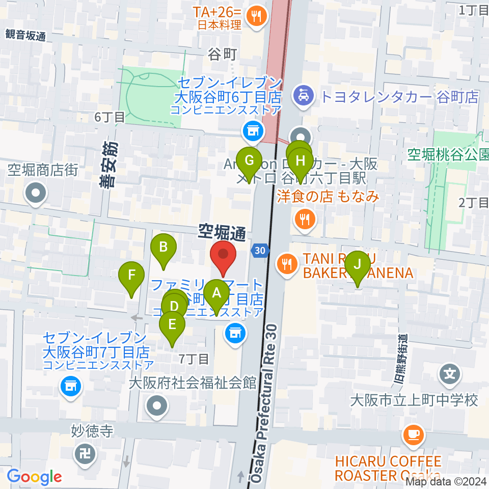 さくらピアノ教室・ヴァイオリン教室周辺の駐車場・コインパーキング一覧地図