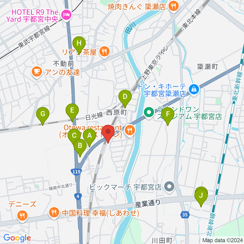 シーズ・ミュージックスクール周辺の駐車場・コインパーキング一覧地図