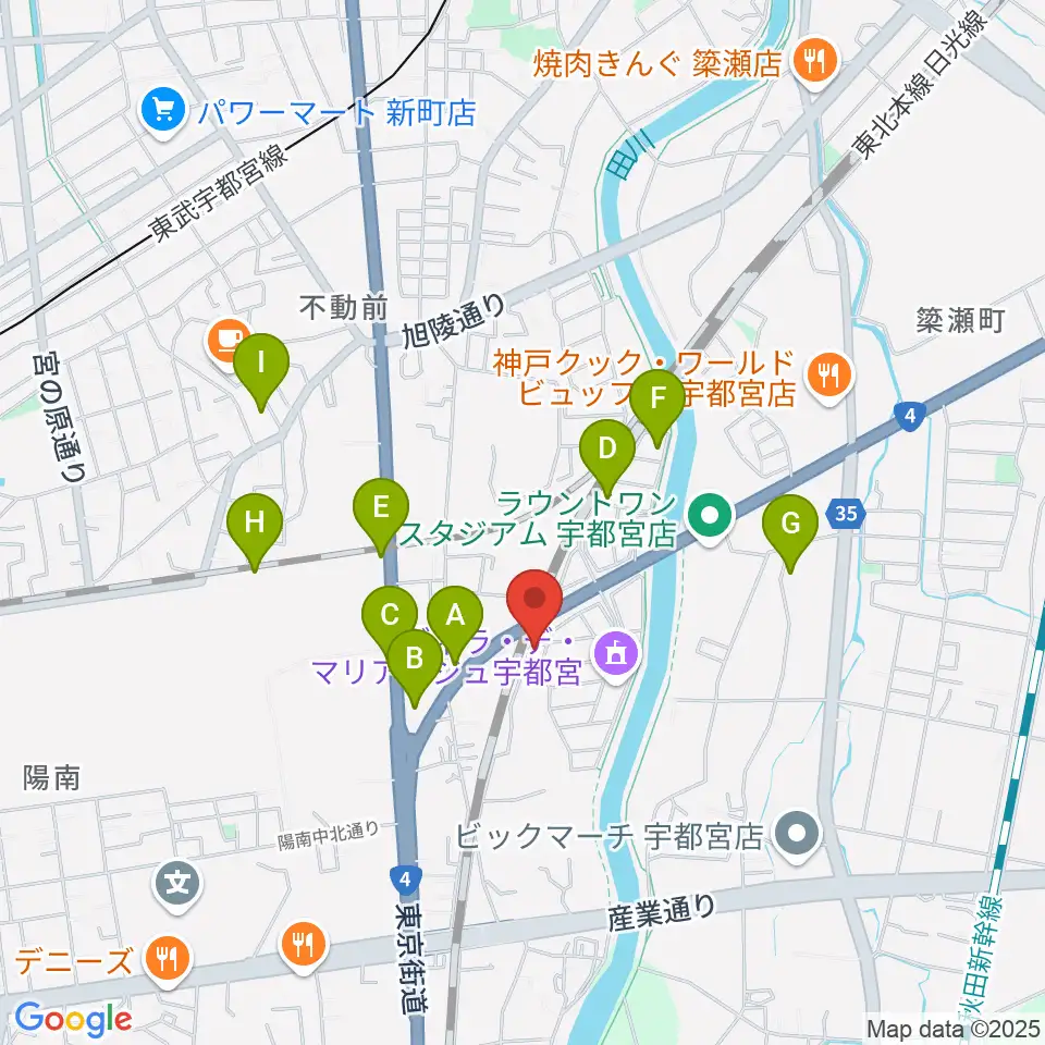シーズ・ミュージックスクール周辺の駐車場・コインパーキング一覧地図