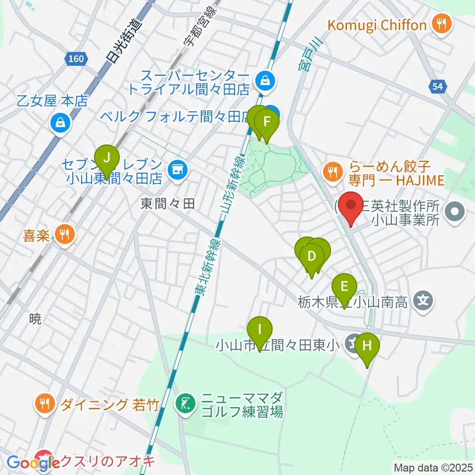 アルスミュージックスクール周辺の駐車場・コインパーキング一覧地図