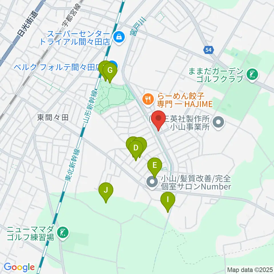 アルスミュージックスクール周辺の駐車場・コインパーキング一覧地図
