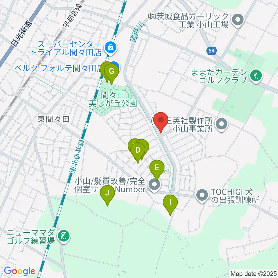 アルスミュージックスクール周辺の駐車場・コインパーキング一覧地図