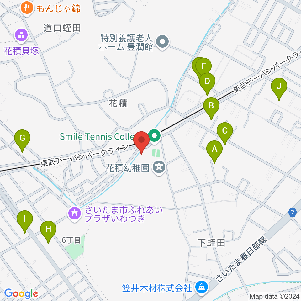 スタジオコーリング周辺の駐車場・コインパーキング一覧地図