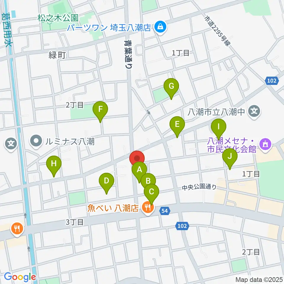 サウンドスタジオ・イフ周辺の駐車場・コインパーキング一覧地図