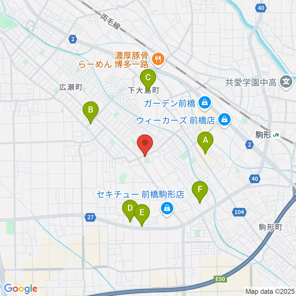 ヴィエナピアノ教室・フルート教室周辺の駐車場・コインパーキング一覧地図