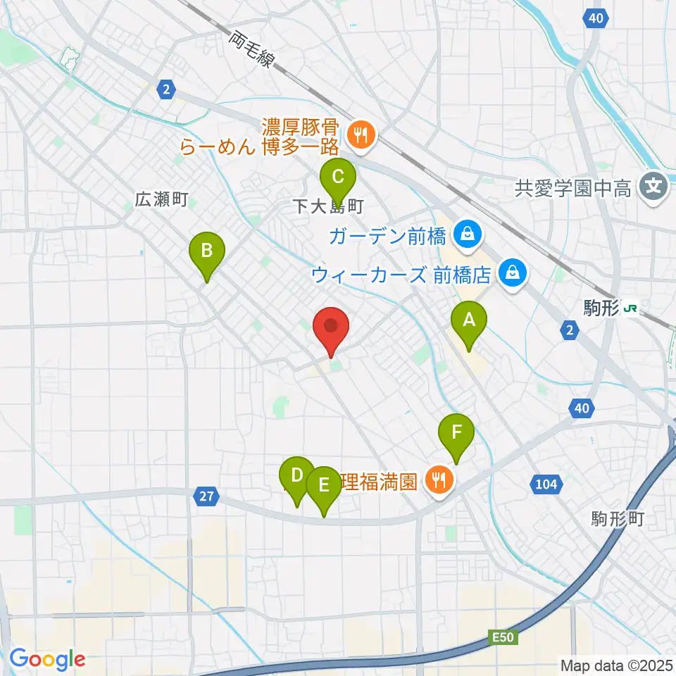 ヴィエナピアノ教室・フルート教室周辺の駐車場・コインパーキング一覧地図