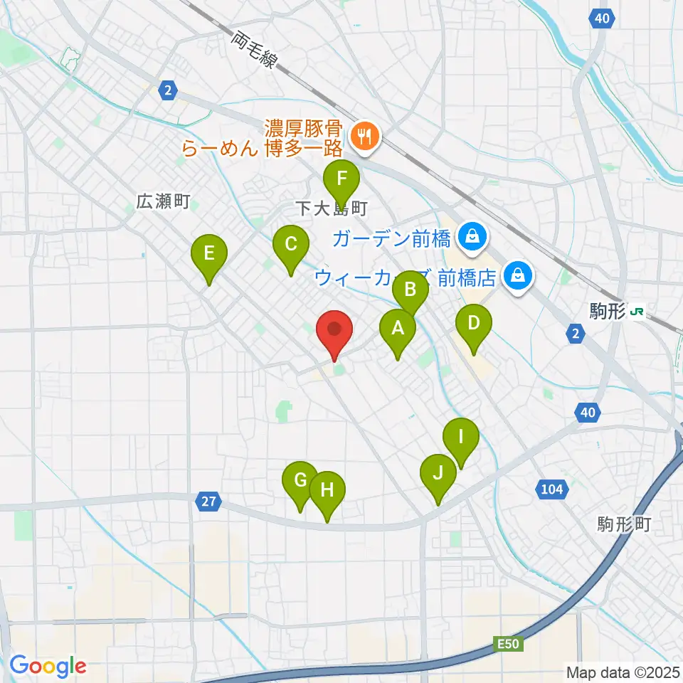 ヴィエナピアノ教室・フルート教室周辺の駐車場・コインパーキング一覧地図