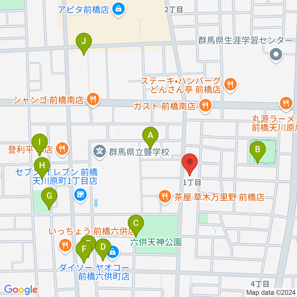 エコミック音楽教室周辺の駐車場・コインパーキング一覧地図