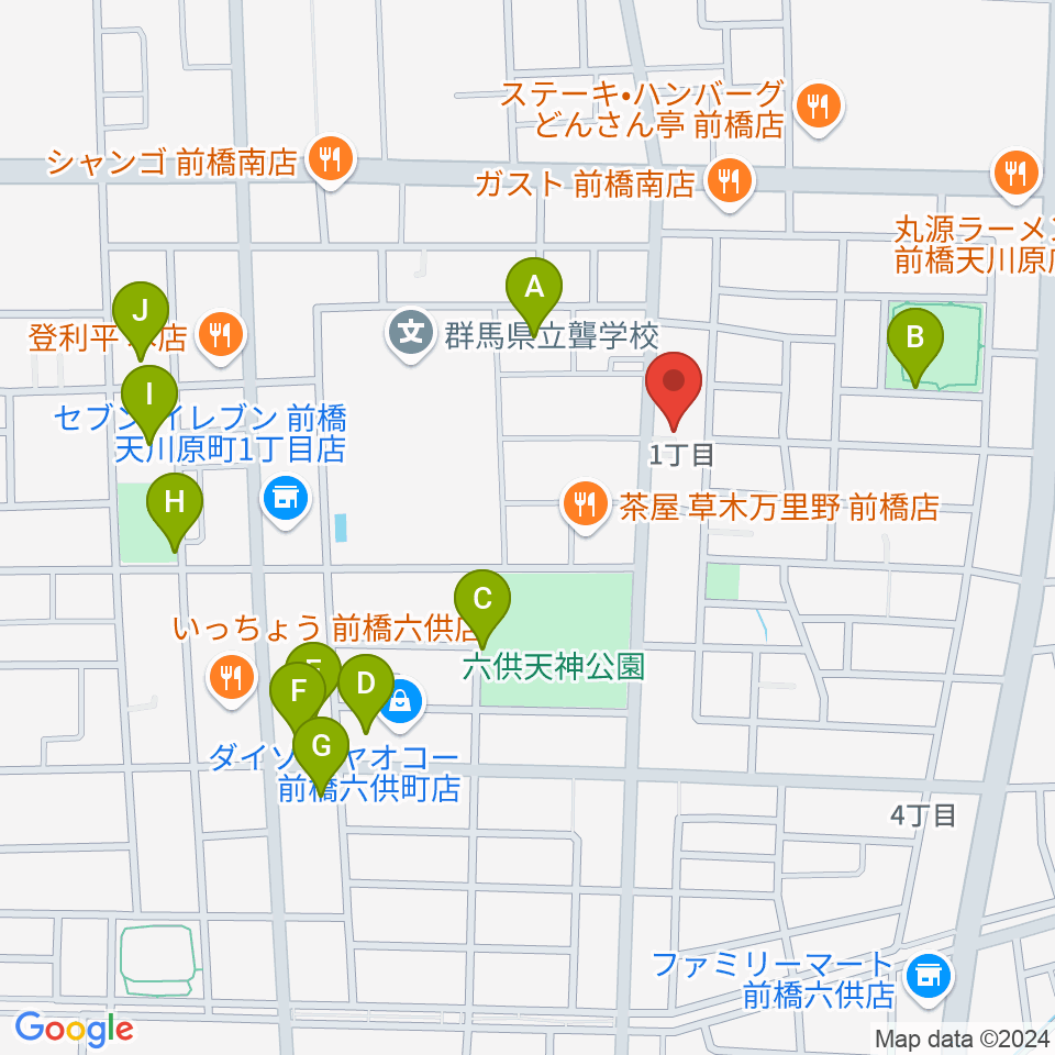 エコミック音楽教室周辺の駐車場・コインパーキング一覧地図