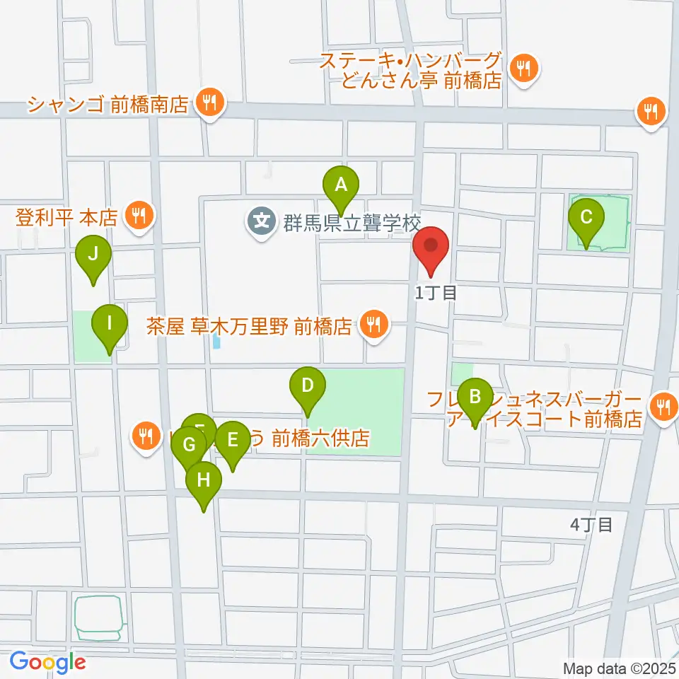 エコミック音楽教室周辺の駐車場・コインパーキング一覧地図