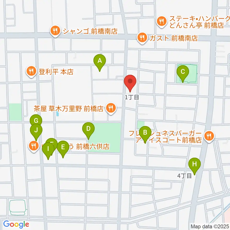 エコミック音楽教室周辺の駐車場・コインパーキング一覧地図