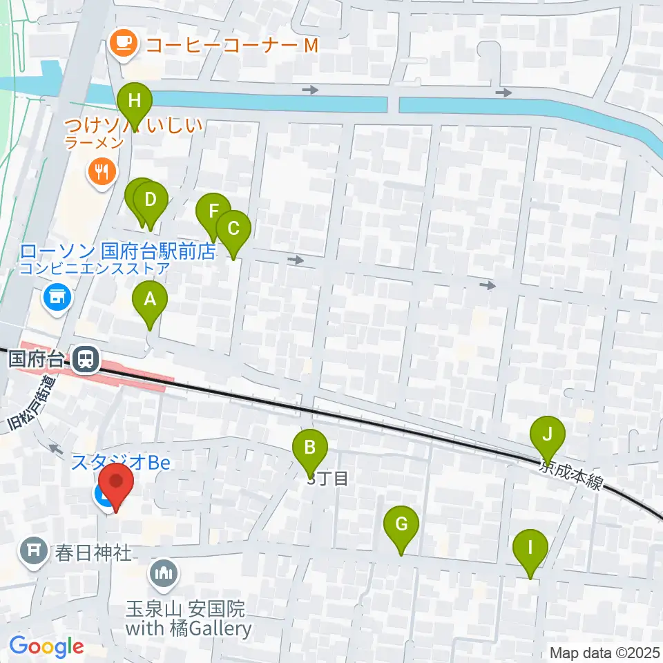 STUDIO Be周辺の駐車場・コインパーキング一覧地図