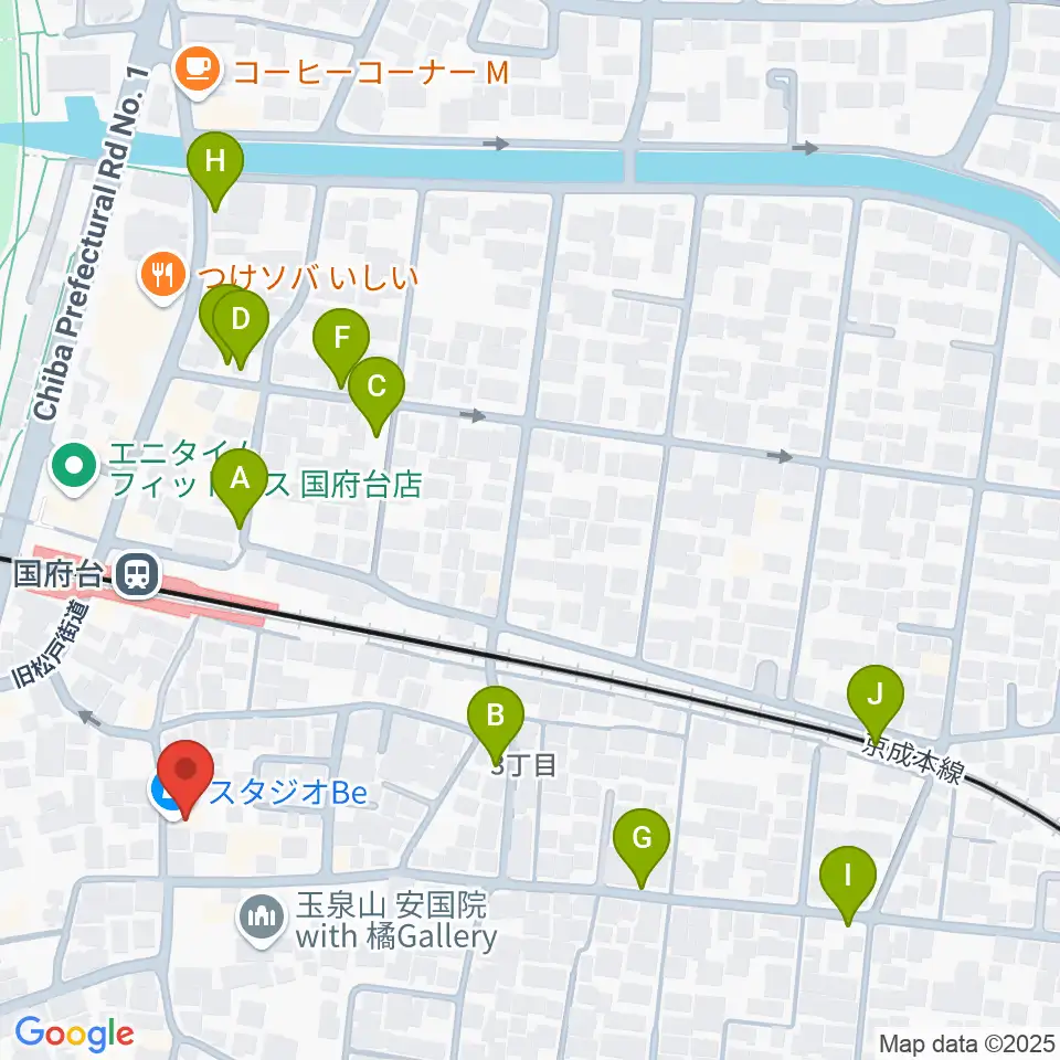 STUDIO Be周辺の駐車場・コインパーキング一覧地図