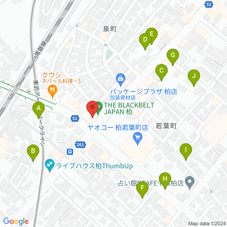 サウンドスタジオＭ 柏店周辺の駐車場・コインパーキング一覧地図